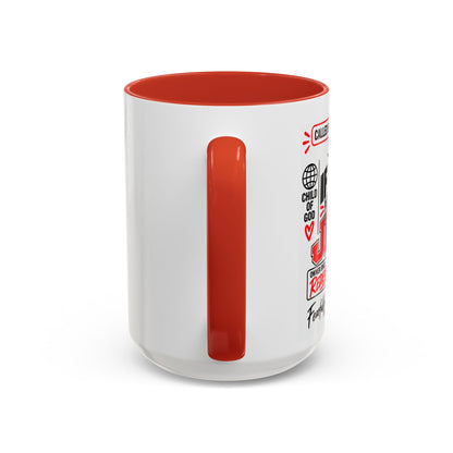 If Found, Return to Jesus Personalized Christian Coffee Mug — Called by Name Accent Mug (15oz)