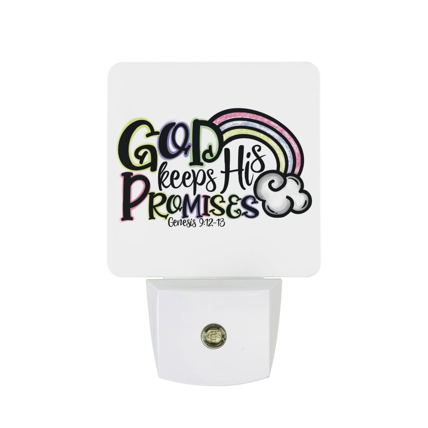 He Keeps His Promises Christian Night Light For Kids - ClaimedbyGodDesigns