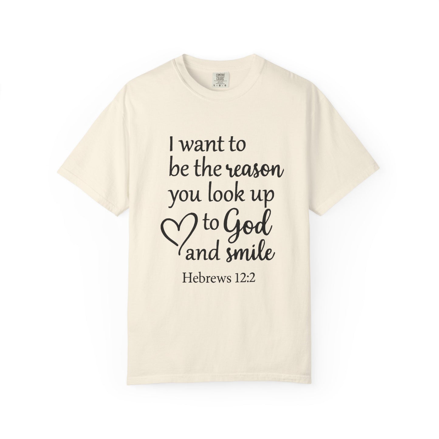 Inspirational Unisex T-Shirt -Smile, Faith-Based Apparel, Religious Gift, Christian Tee, Motivational Shirt, Everyday Wear