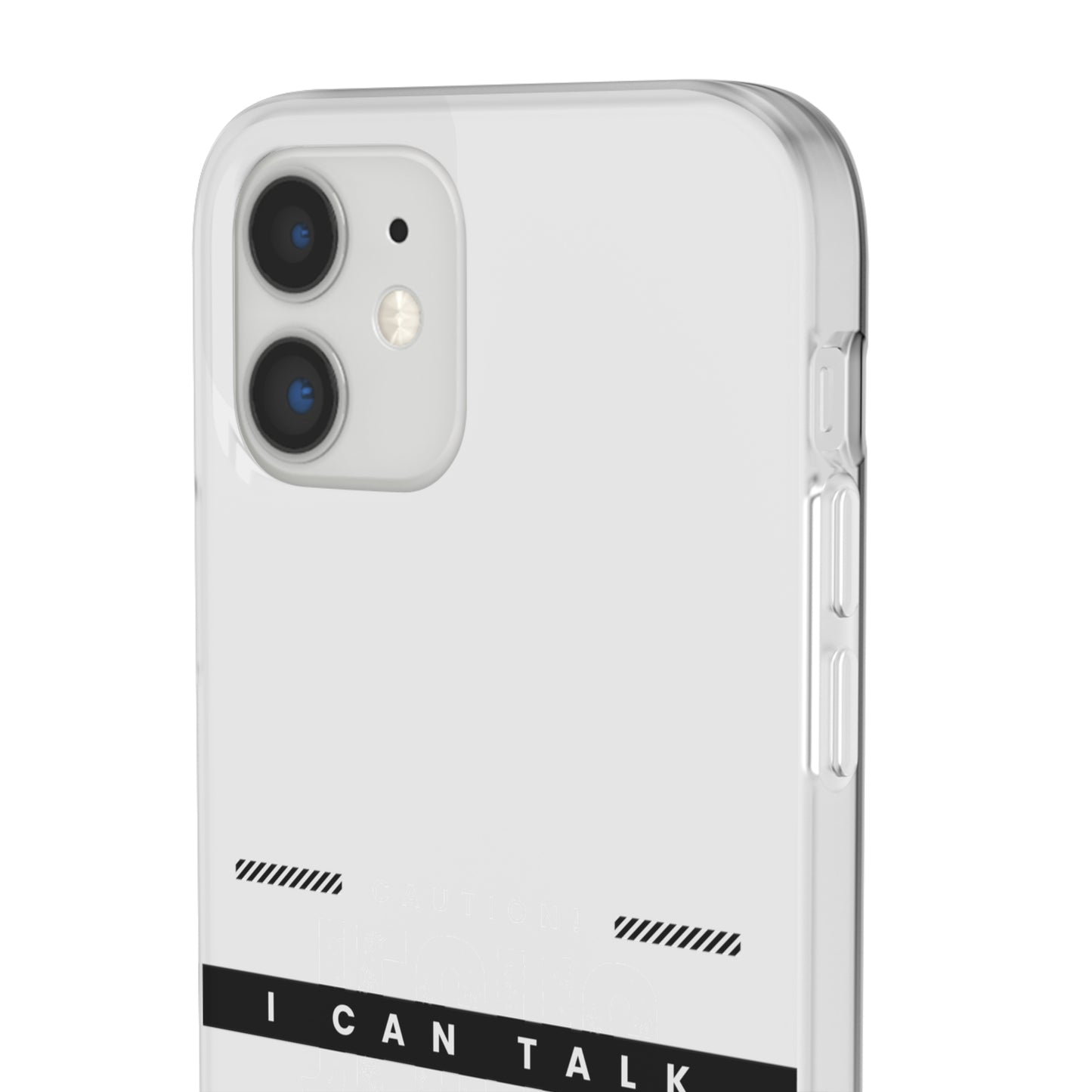 Caution I Can Talk Jesus All Day Christian Flexi Phone Case Printify