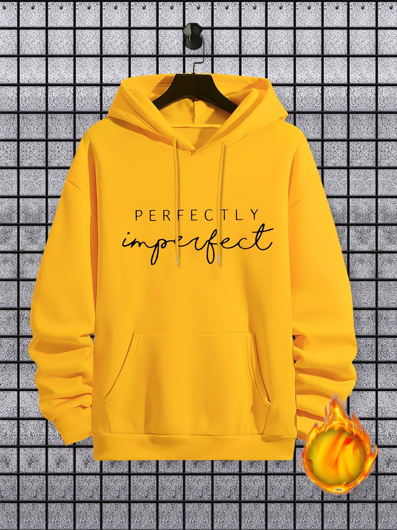 Perfectly Imperfect Men's Christian Pullover Hooded Sweatshirt claimedbygoddesigns