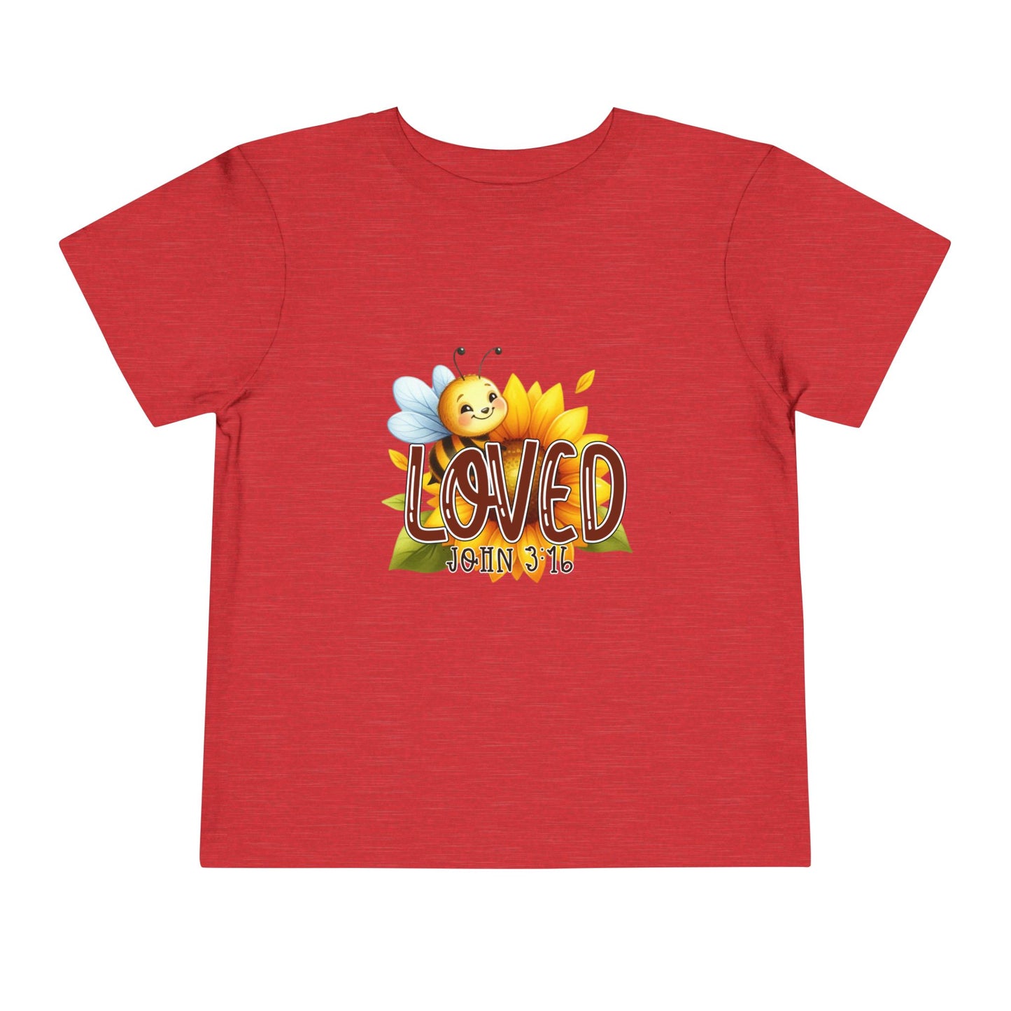 John 3:16 Loved Christian Toddler T-Shirt