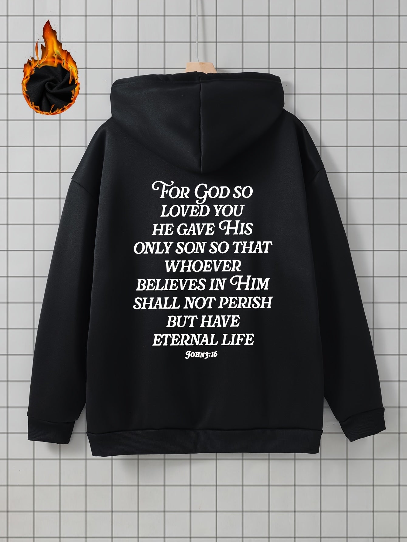 John 3:16 God So Loved You Plus Size Women's Christian Pullover Hooded Sweatshirt claimedbygoddesigns