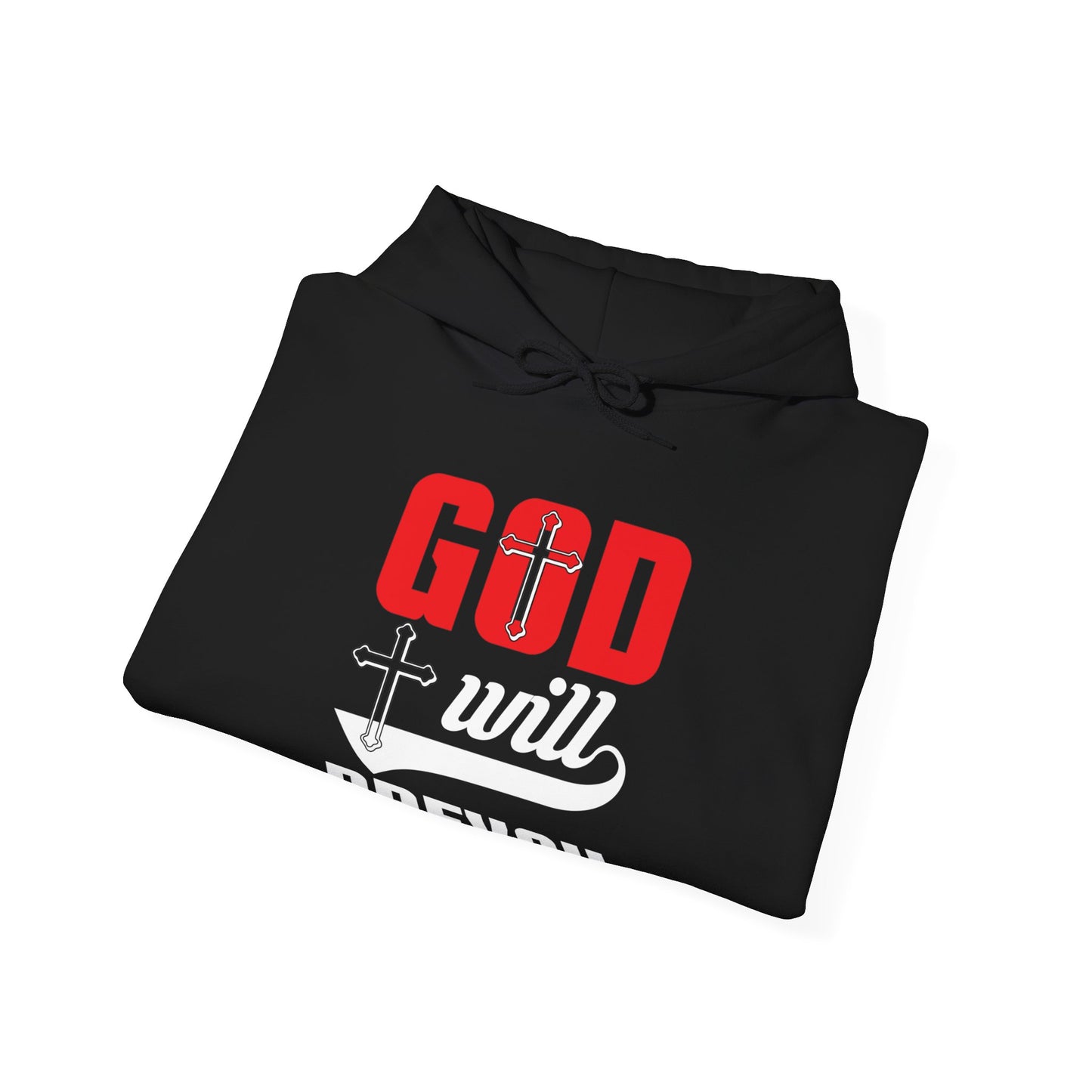 God Will Prevail Unisex Christian Hooded Pullover Sweatshirt