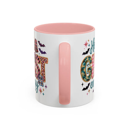 Accent Christian Coffee Mug — "Holy Ghost Energy" Halloween Cute Spooky Ceramic Mug (11/15oz)