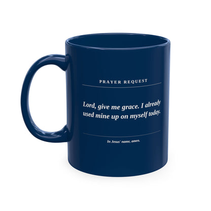 Prayer Request Mug — Inspirational Christian Coffee Cup with Daily Prayers
