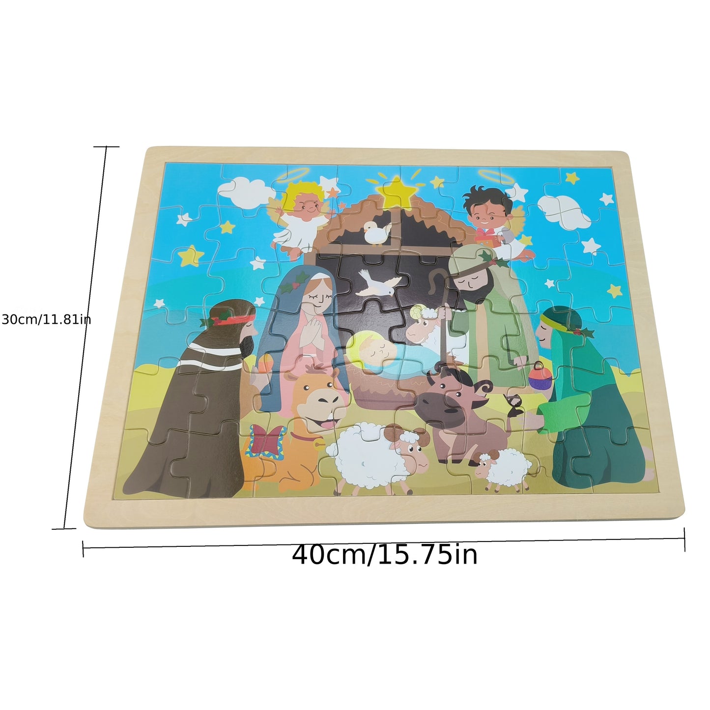 Nativity Of Jesus Jigsaw Puzzle, Christian Activity claimedbygoddesigns