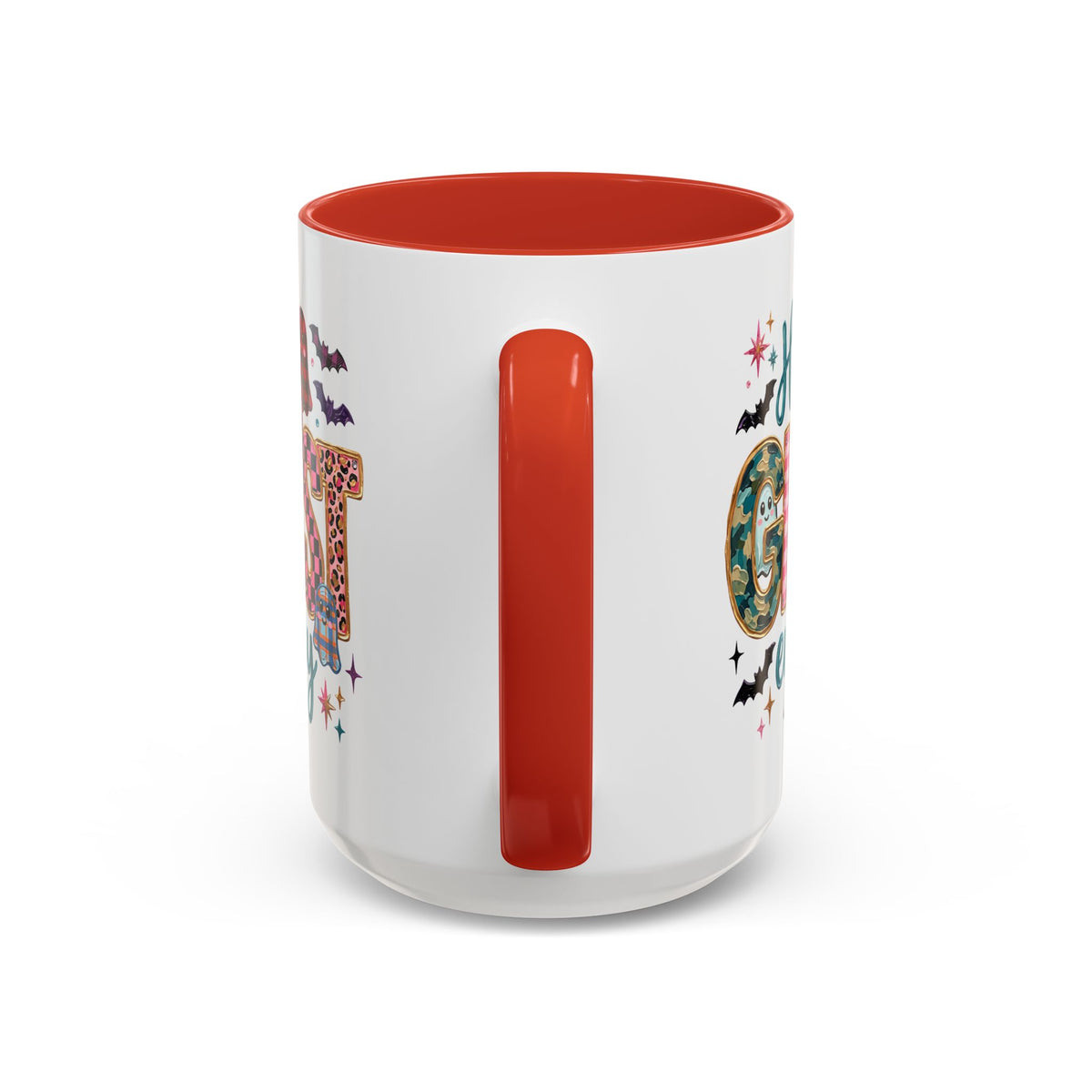 Accent Christian Coffee Mug — "Holy Ghost Energy" Halloween Cute Spooky Ceramic Mug (11/15oz)