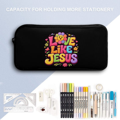 Love Like Jesus 3 PCS Christian Backpack Set (Backpack, Lunch Bag and Pencil Case)