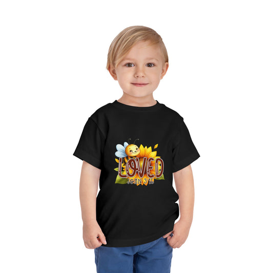 John 3:16 Loved Christian Toddler T-Shirt