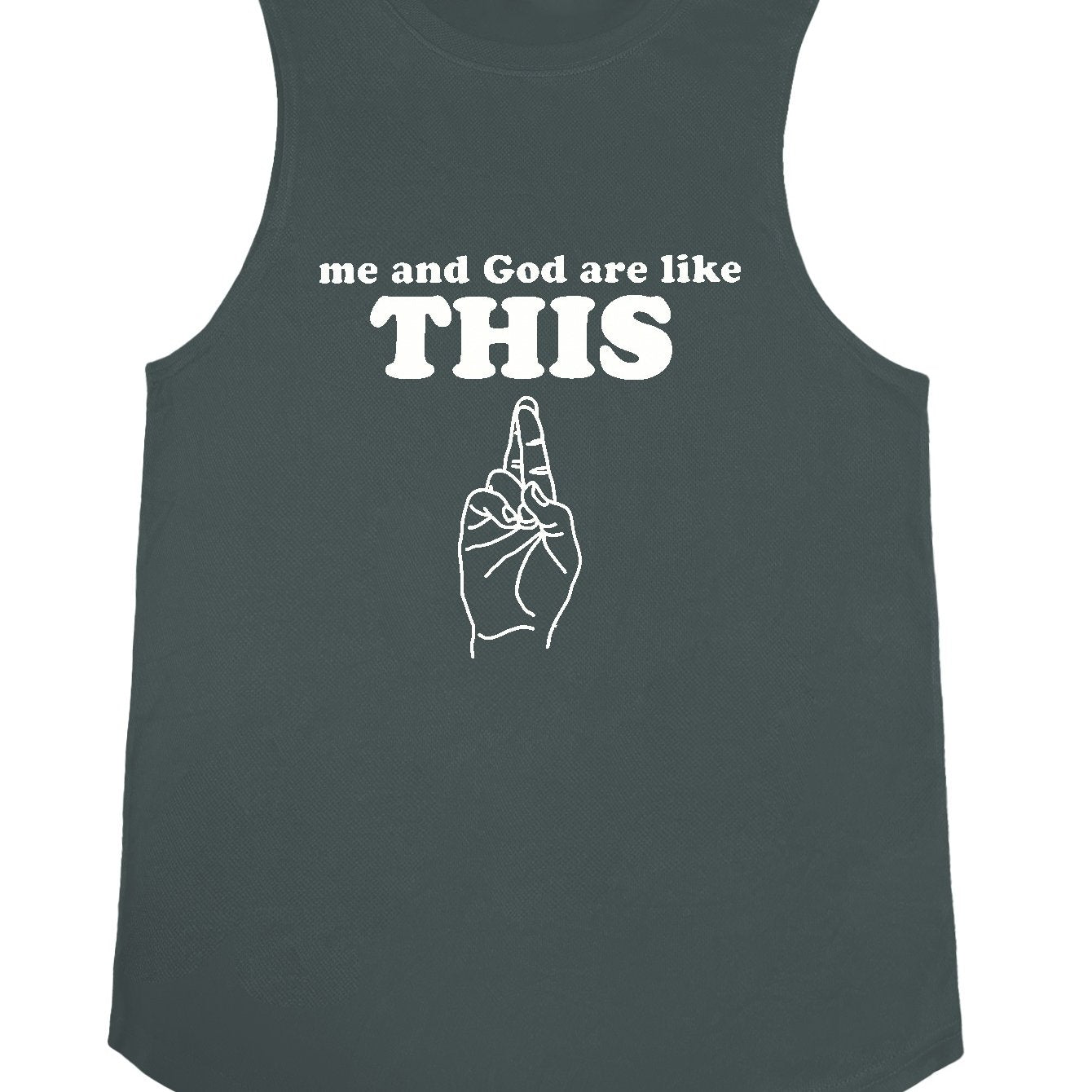 God Is Not Dead/Yay God/God & I Are Like This Men's Christian Tank Top claimedbygoddesigns