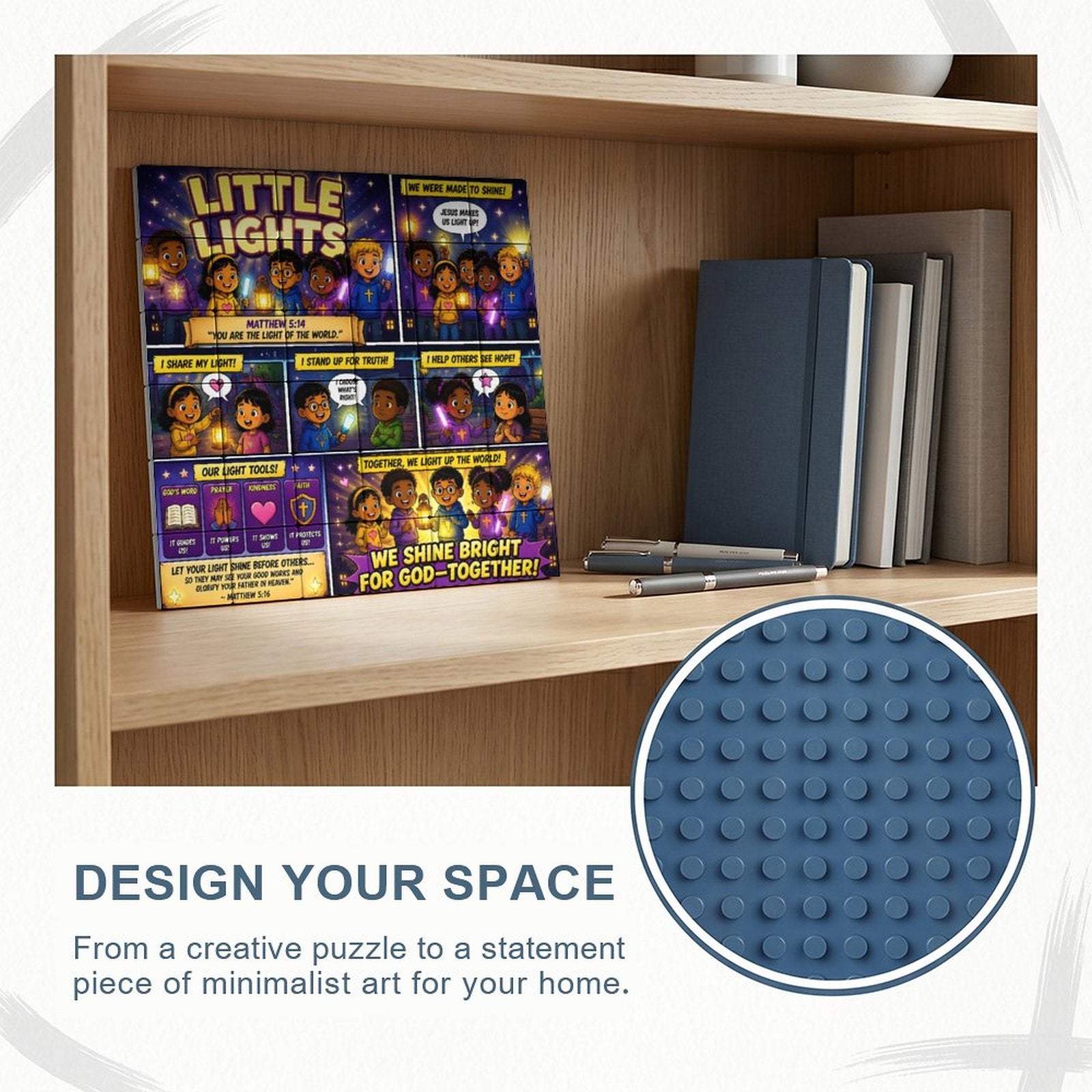 Little Lights – Building Block Puzzle Ornament - ClaimedbyGodDesigns