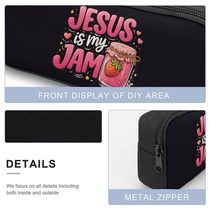 Jesus Is My Jam Christian 3 PCS Bag Set (Backpack, Lunch Bag and Pencil Case) - ClaimedbyGodDesigns