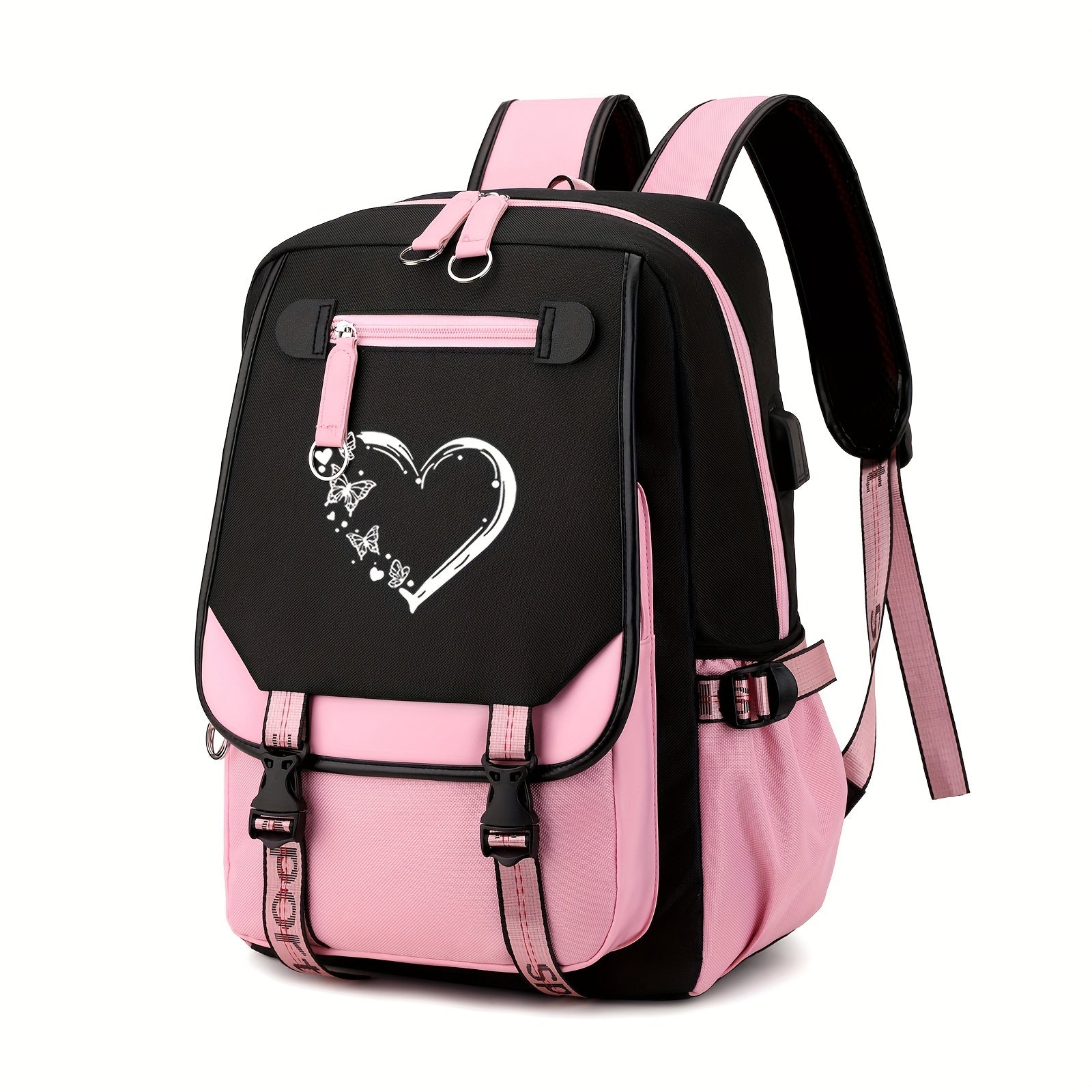 Love Heart Christian Backpack claimedbygoddesigns