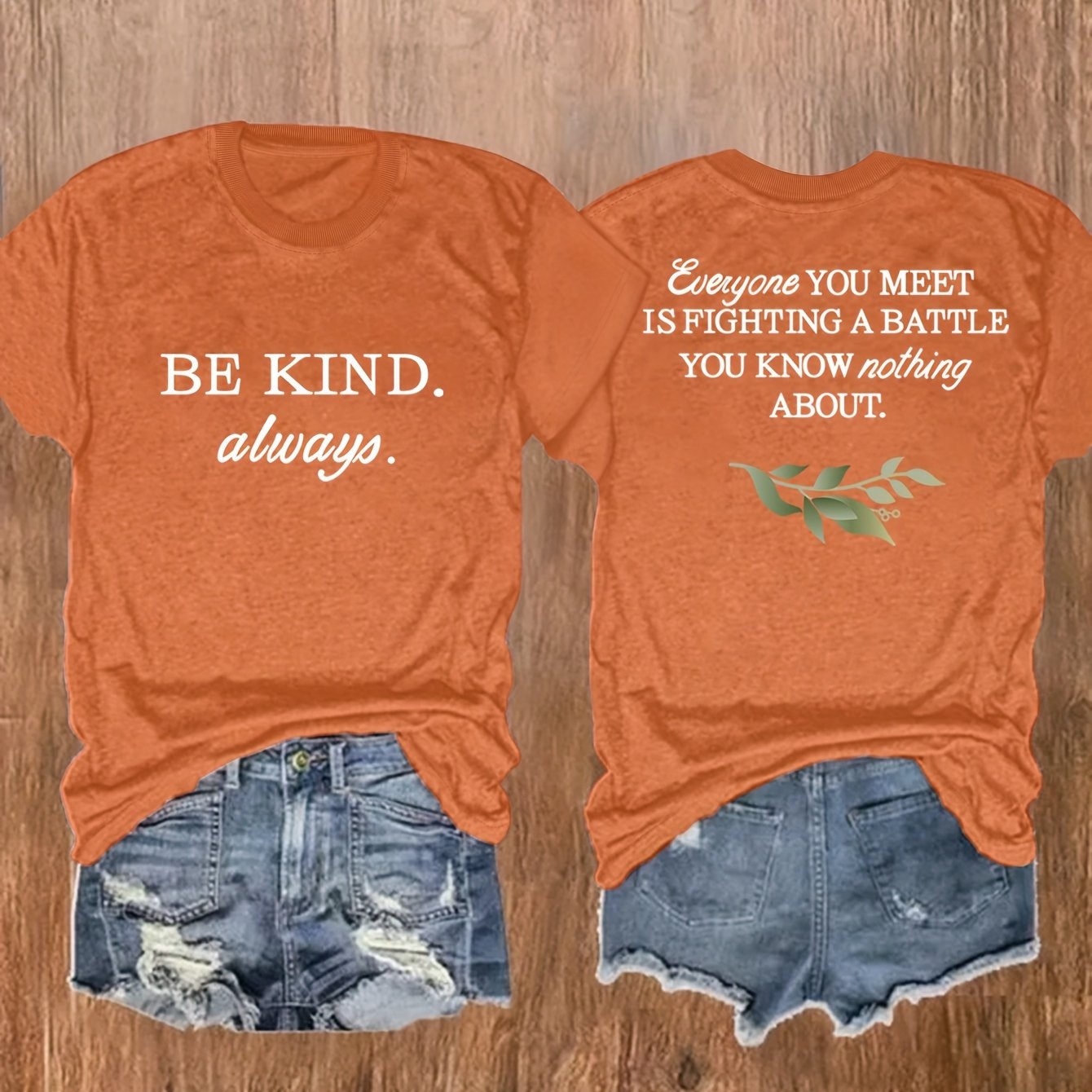 Be Kind Always: Everyone Is Fighting A Battle Plus Size Women's Christian T-shirt claimedbygoddesigns