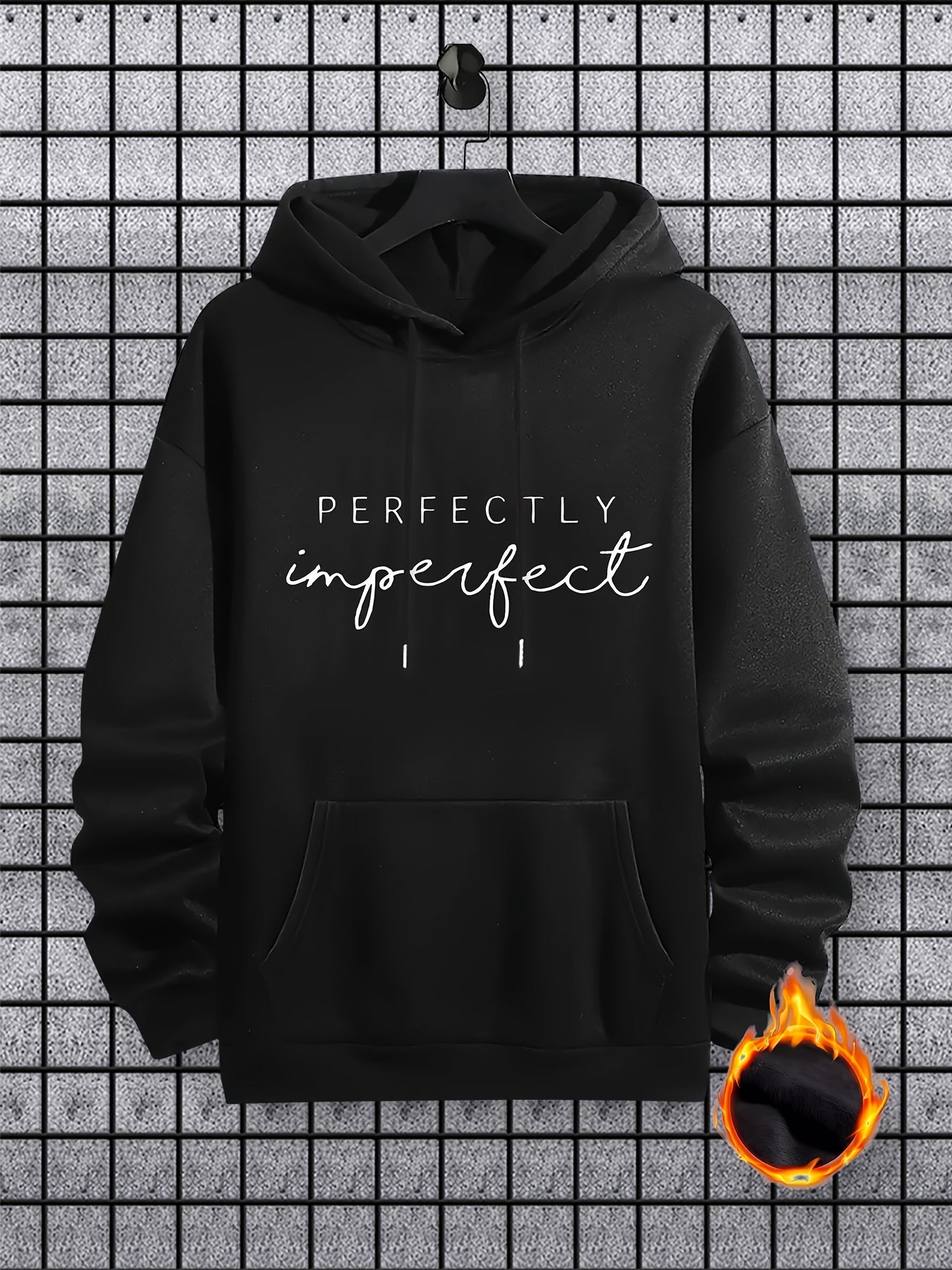 Perfectly Imperfect Men's Christian Pullover Hooded Sweatshirt claimedbygoddesigns