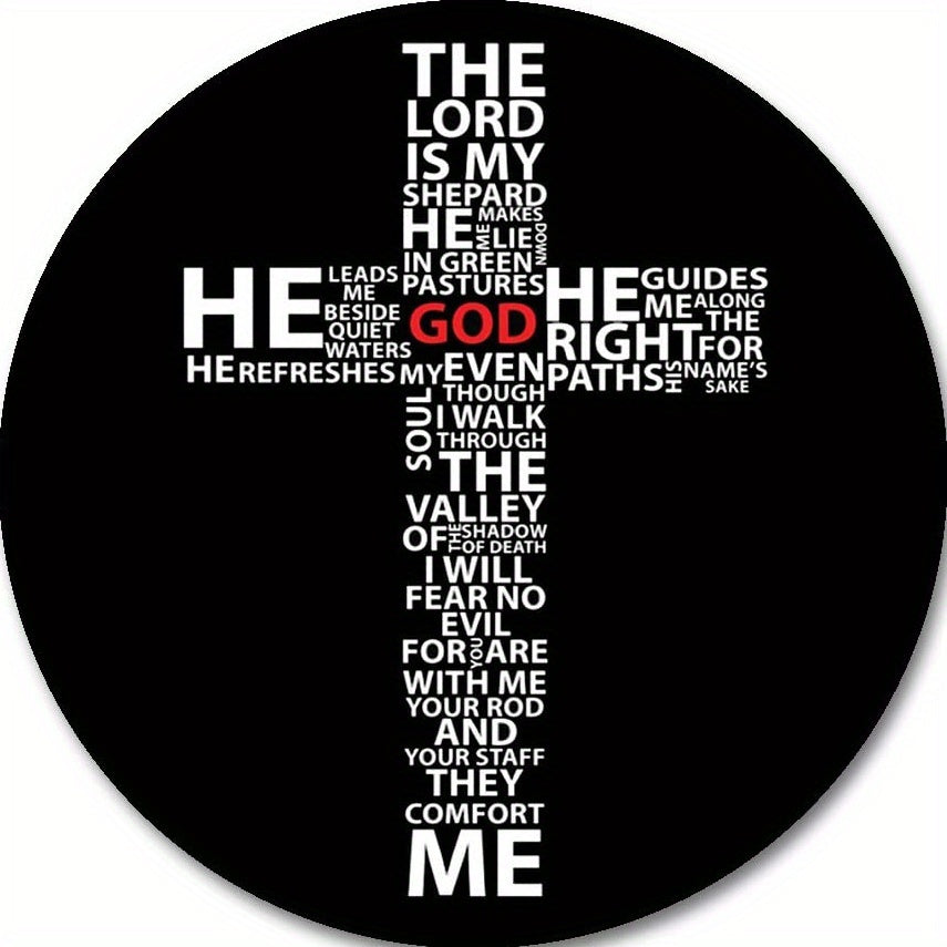 Psalm 23 Christian Computer Mouse Pad claimedbygoddesigns