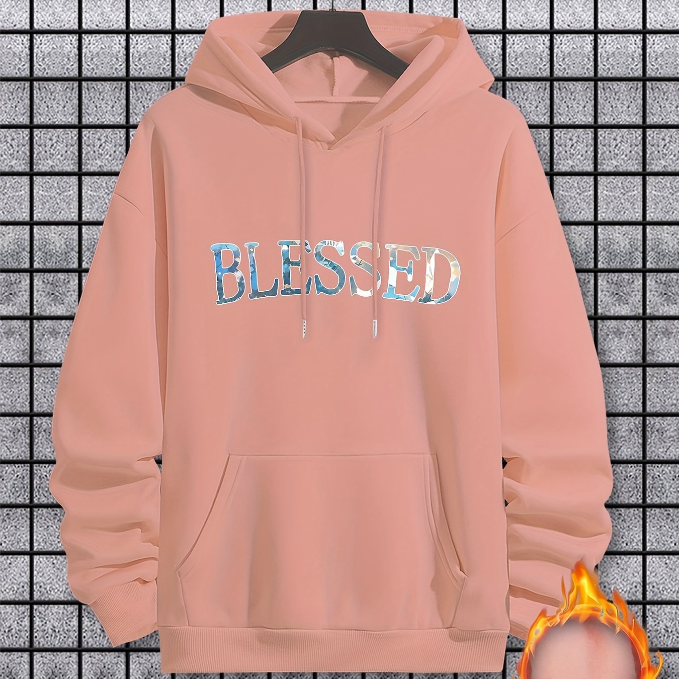 Blessed Men's Christian Pullover Hooded Sweatshirt claimedbygoddesigns