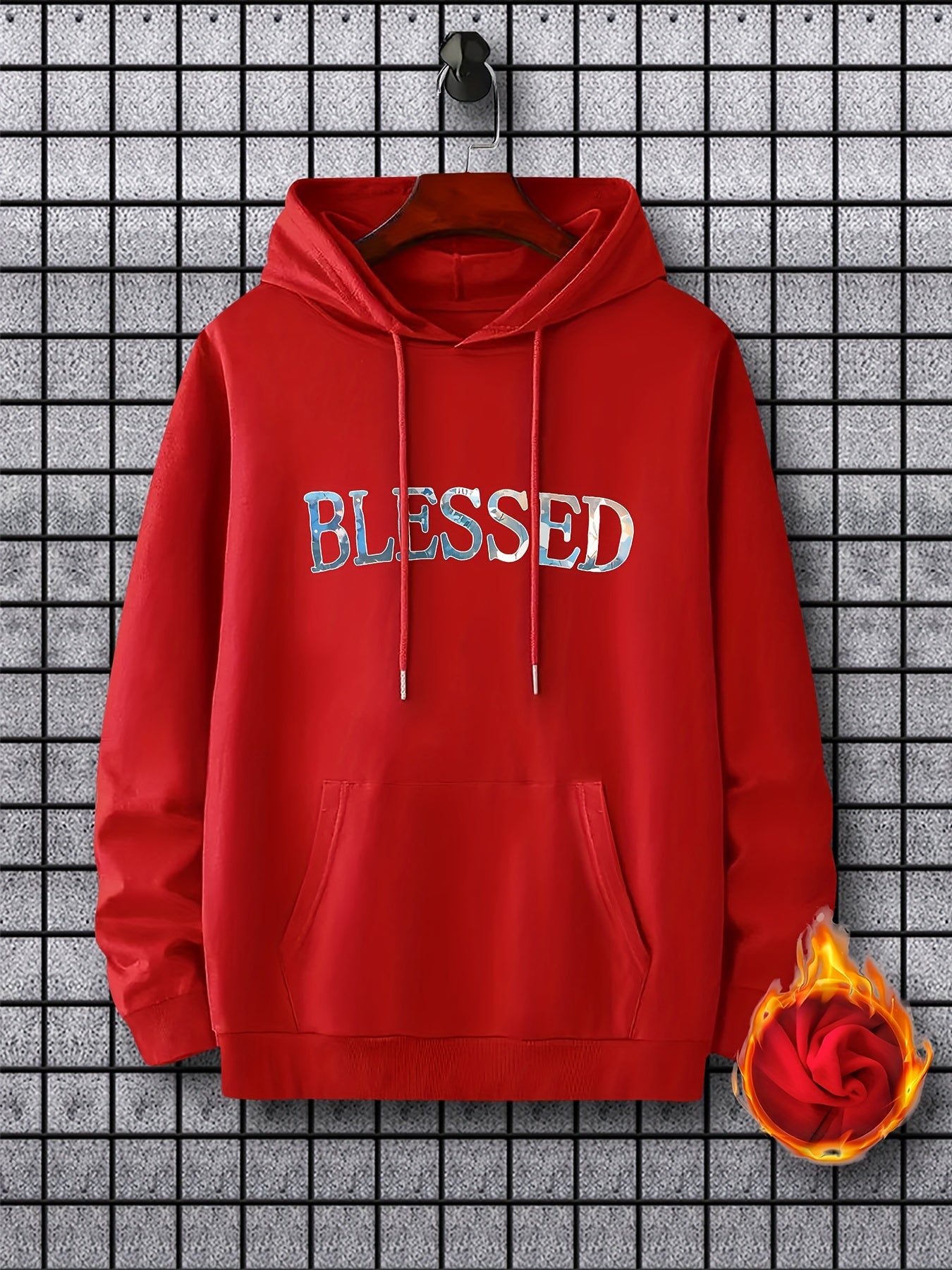 Blessed Men's Christian Pullover Hooded Sweatshirt claimedbygoddesigns