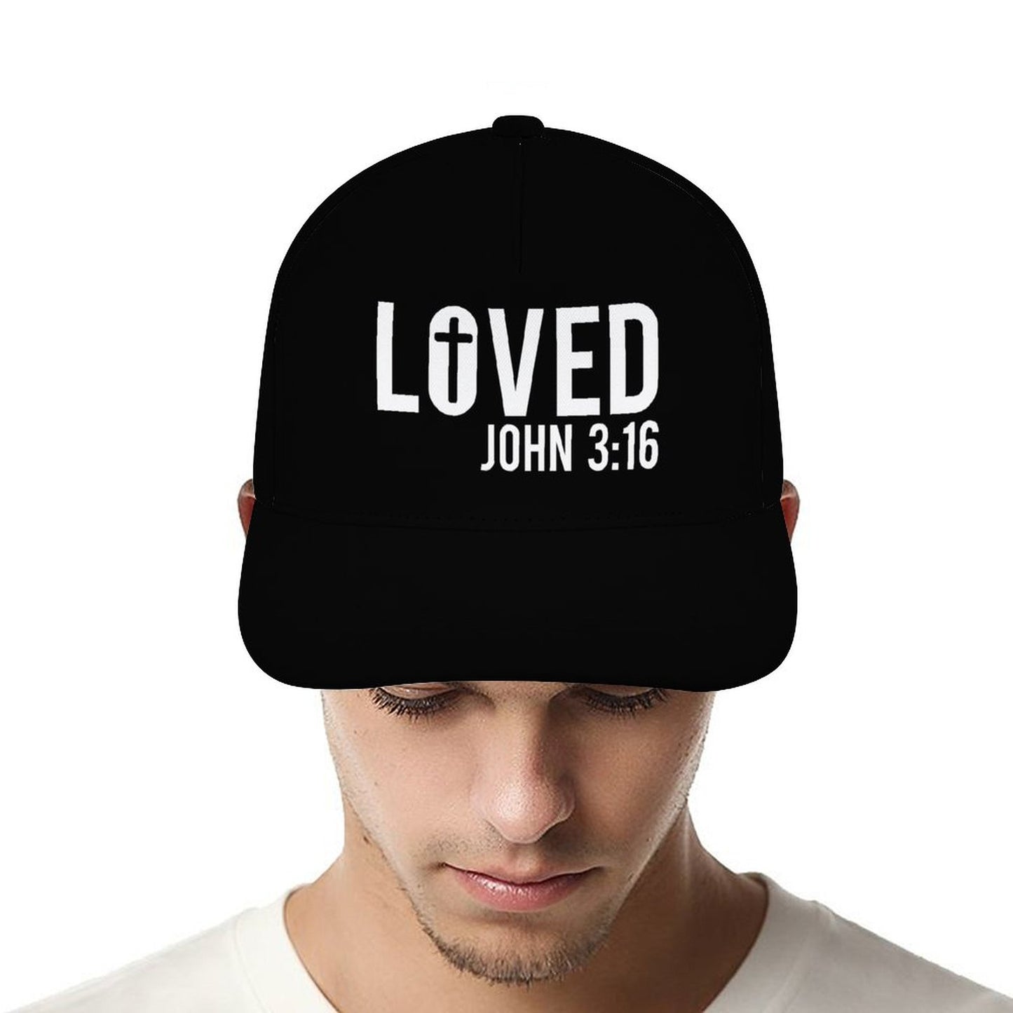 John 3:16 Loved Christian Hat