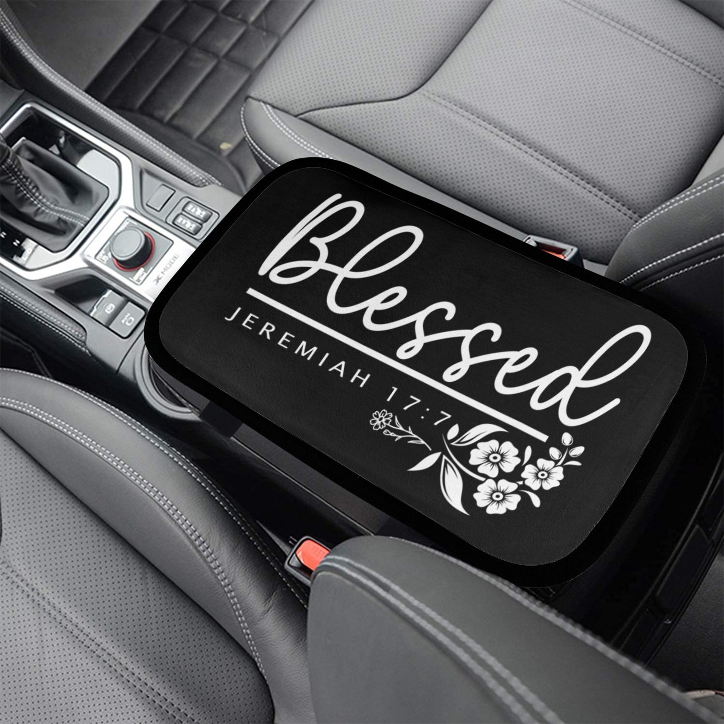 Blessed Car Armrest Cover - ClaimedbyGodDesigns