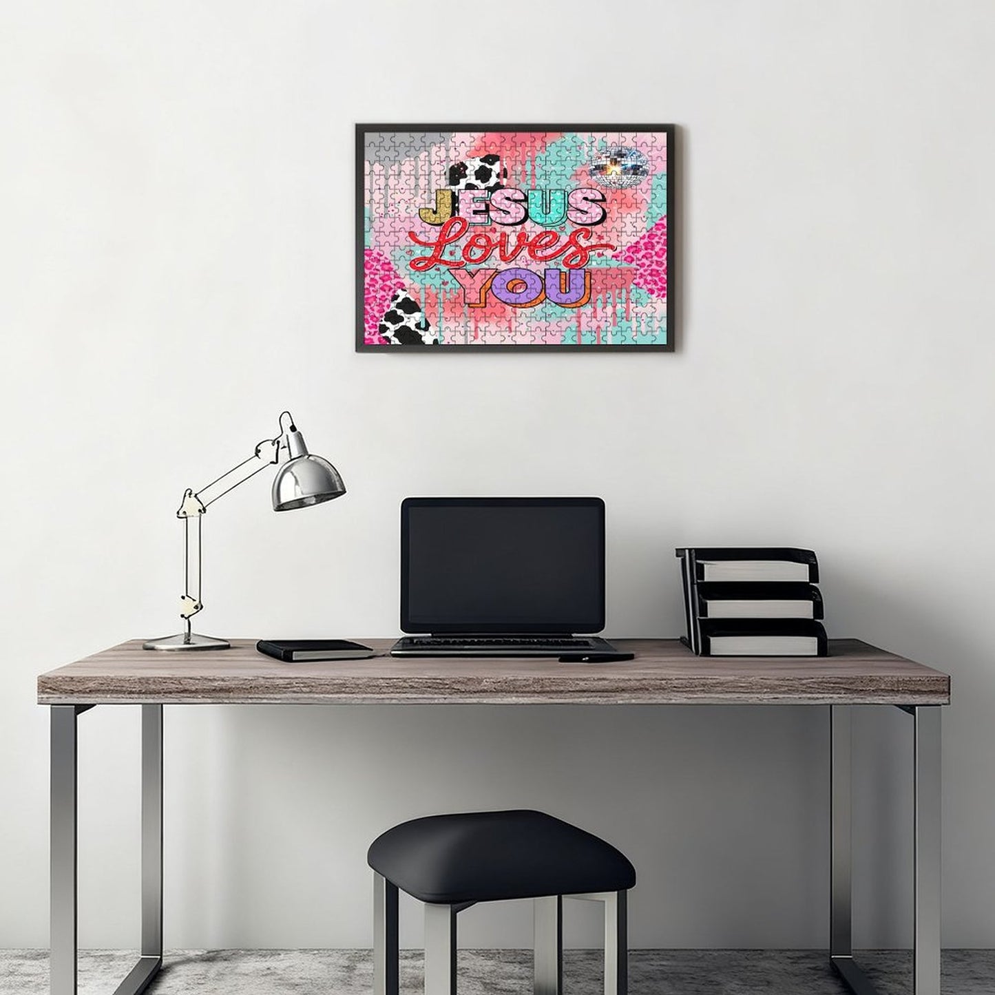 Jesus Loves You Christian Horizontal Wooden Puzzle