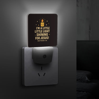 I'm A Little Light Shining For Him Christian Night Light For Kids