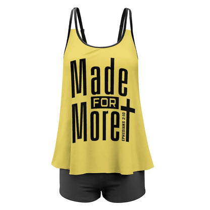 Made For More Plus Size Christian Women's Tankini 2 - Piece Swimsuit - ClaimedbyGodDesigns