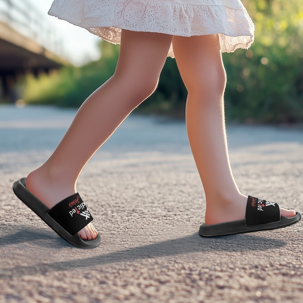 More Of Him Christian Children's Sandals - ClaimedbyGodDesigns