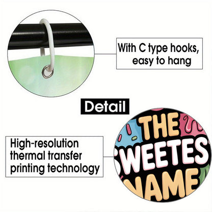 Jesus The Sweetest Name I Know Christian Waterproof Shower Curtain