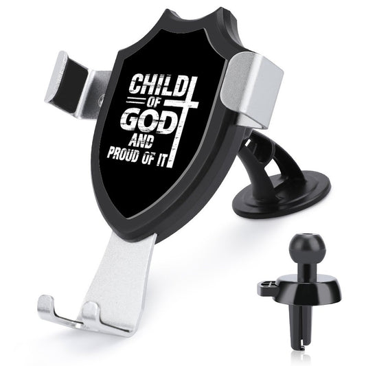 Child Of God And Proud Of It Christian Car Mount Mobile Phone Holder SALE-Personal Design