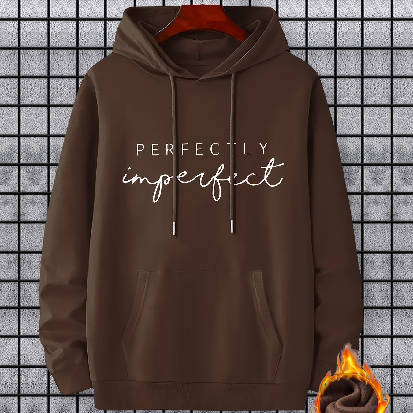 Perfectly Imperfect Men's Christian Pullover Hooded Sweatshirt claimedbygoddesigns