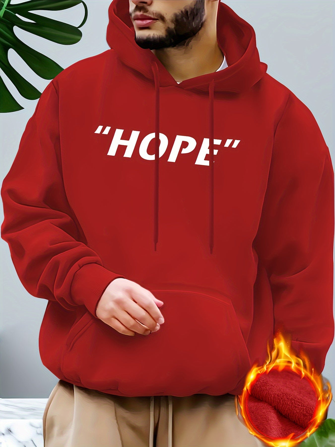 Hope Men's Christian Pullover Hooded Sweatshirt claimedbygoddesigns