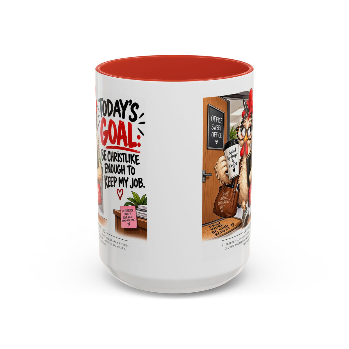 Today's Goal Christian Coffee Mug – Be Christlike Inspirational Bible Verse Mug