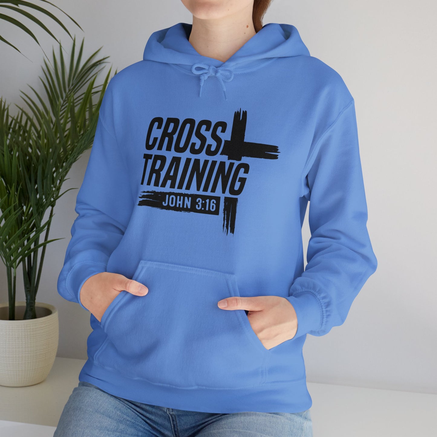 Cross Training Unisex Christian Hooded Pullover Sweatshirt