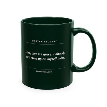 Prayer Request Mug — Inspirational Christian Coffee Cup with Daily Prayers