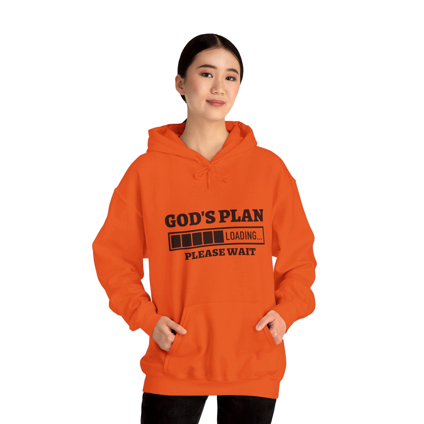 God's Plan Loading Unisex Christian Pullover Hooded Sweatshirt