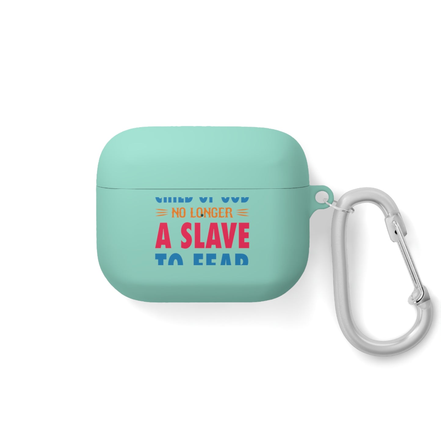 Child Of God No Longer A Slave To Fear Christian Airpod / Airpods Pro Case cover Printify