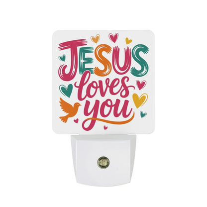 He Loves You Christian Night Light For Kids - ClaimedbyGodDesigns