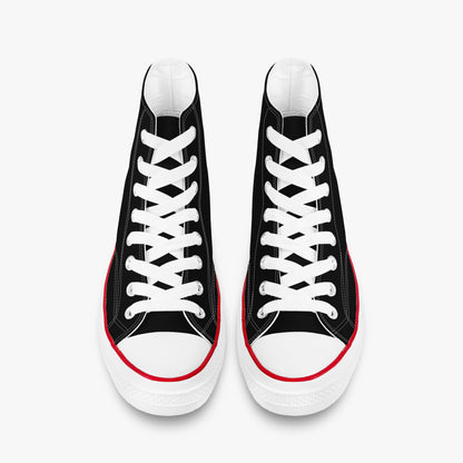 Property Of The King Branded By God unisex high-top canvas sneakers, view 2