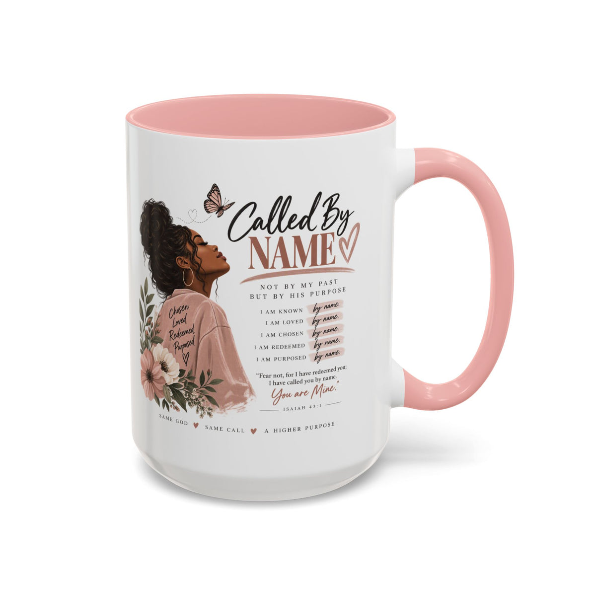 Called By Name Coffee Mug — Inspirational Christian Gift for Her (11/15oz)