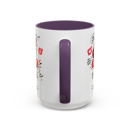 Decline the Devil Coffee Mug — "The Devil Has Requested to Follow You" (James 4:7)
