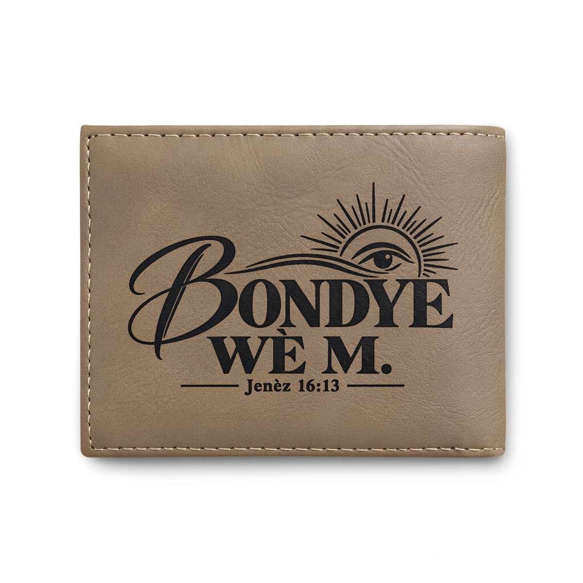 Bondye Wè M. Kreyòl Christian RFID wallet, view 12