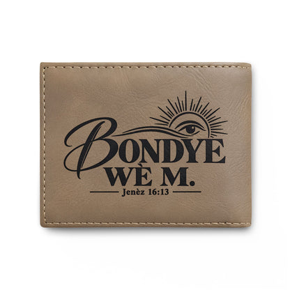 Bondye Wè M. Kreyòl Christian RFID wallet, view 12