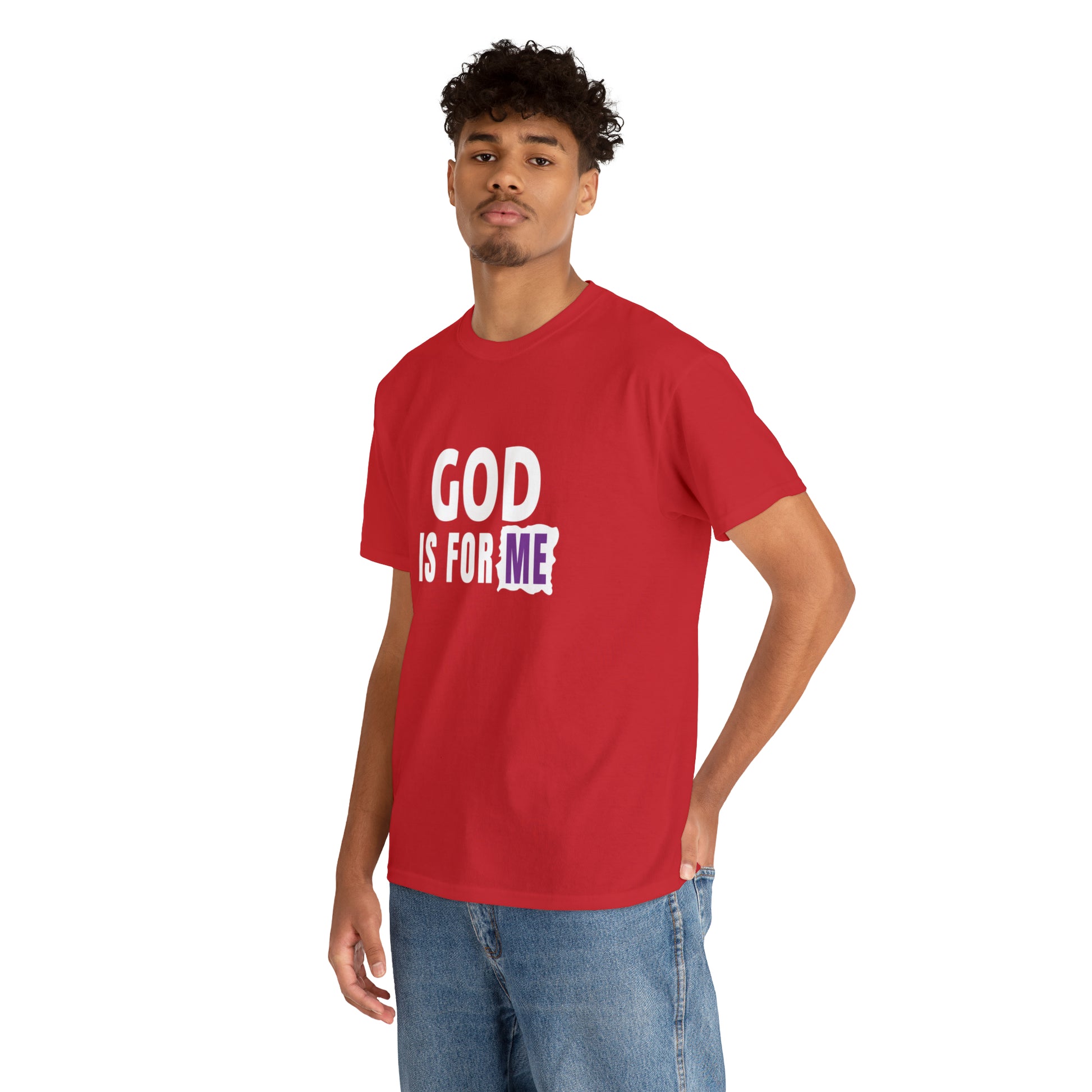 God Is For Me Unisex Heavy Cotton Tee Printify