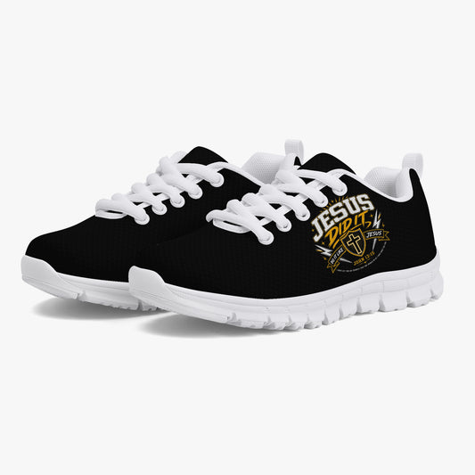 Jesus Did It Do It Like Jesus Christian Kids' Lightweight Mesh Sneakers - ClaimedbyGodDesigns