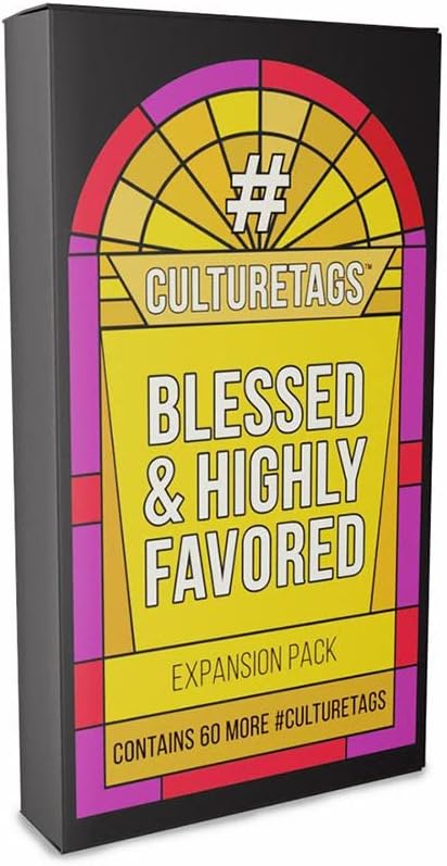 #CultureTags Expansion Pack - Blessed & Highly Favored | 60 New Cards for People Who Love Hashtags + The Culture | Ages 13+ Years claimedbygoddesigns