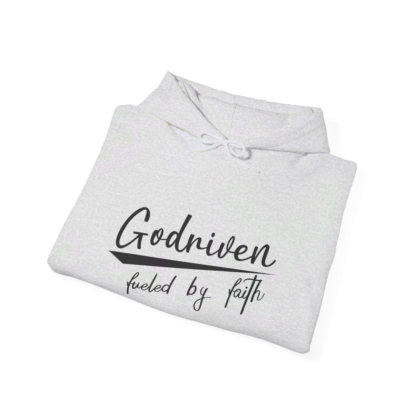 Godriven Fueled By Faith Unisex Christian Pullover Hooded Sweatshirt