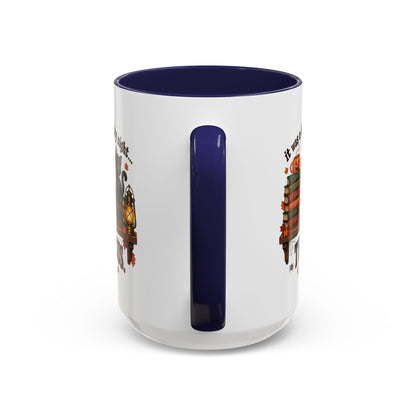 Halloween Christian Coffee Mug — “It Was a Dark and Spooky Night… Then Jesus” Accent Mug
