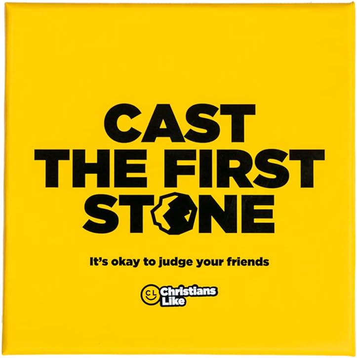 Cast The First Stone: It’s Okay to Judge Your Friends. Bible Christian Game claimedbygoddesigns